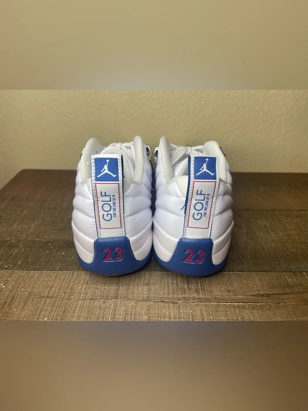 Air Jordan 12 Low Golf “French Blue White” - Size 8 Men.
